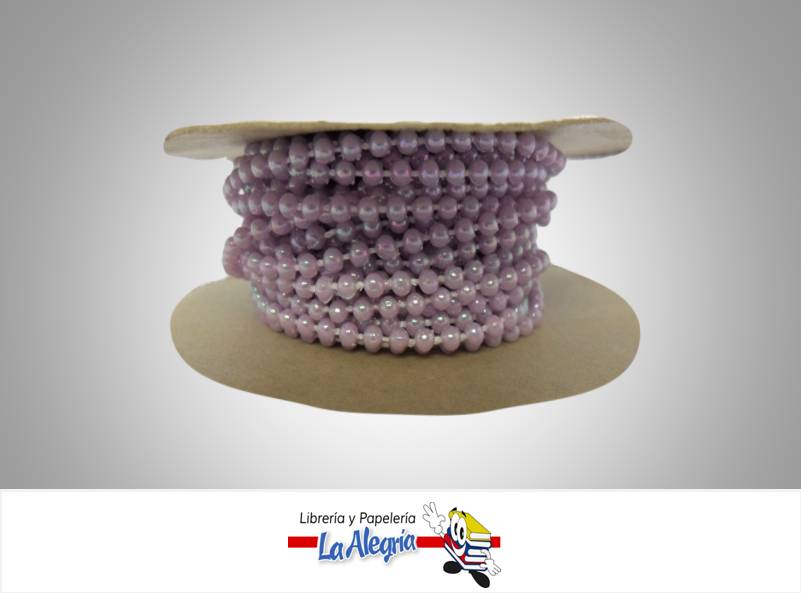 CINTA PERLA 03MM LILA XMETRO MARCA S/M   
