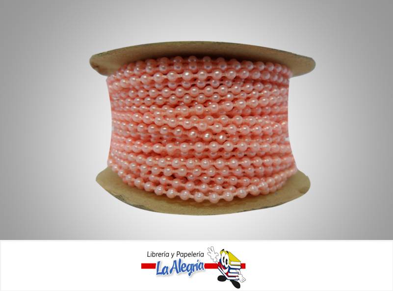 CINTA PERLA 03MM ROSADO XMETRO MARCA S/M   