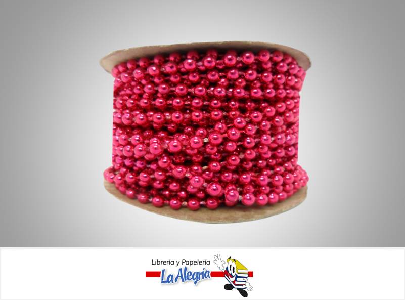 CINTA PERLA 04MM FUCSIA XMETRO MARCA S/M   
