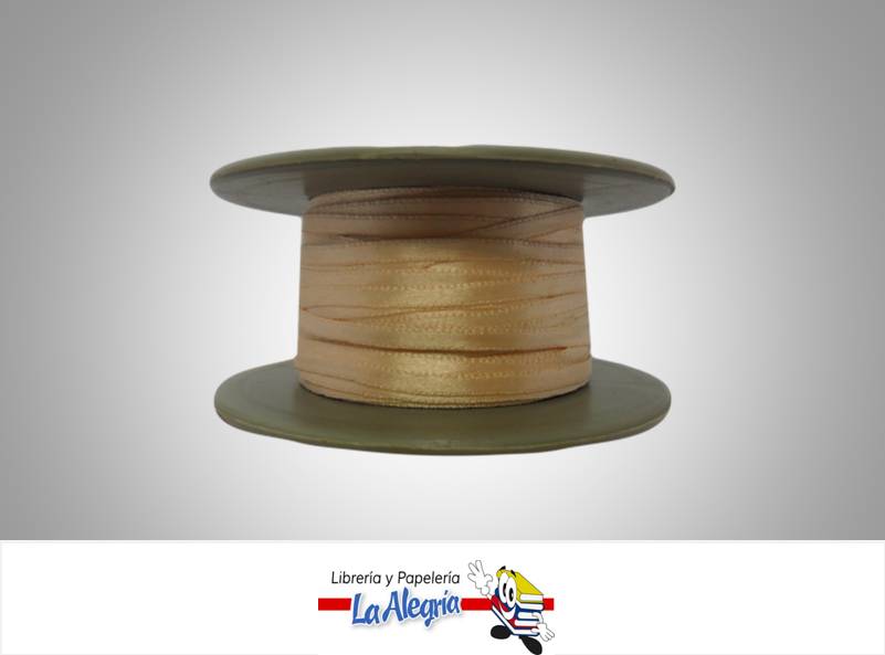CINTA RASO 03MM MELON CLARO XMETRO MARCA S/M   