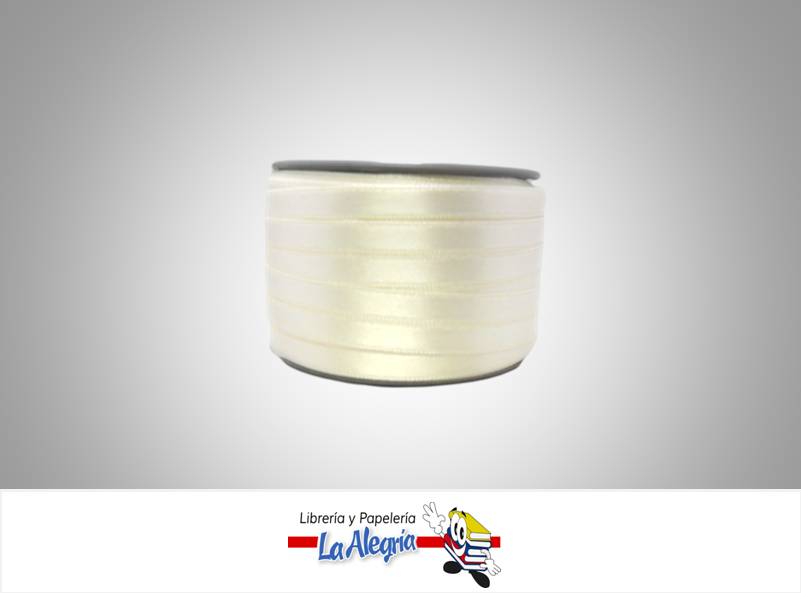CINTA RASO 07MM BLANCO OSTRA XMETRO MARCA S/M   