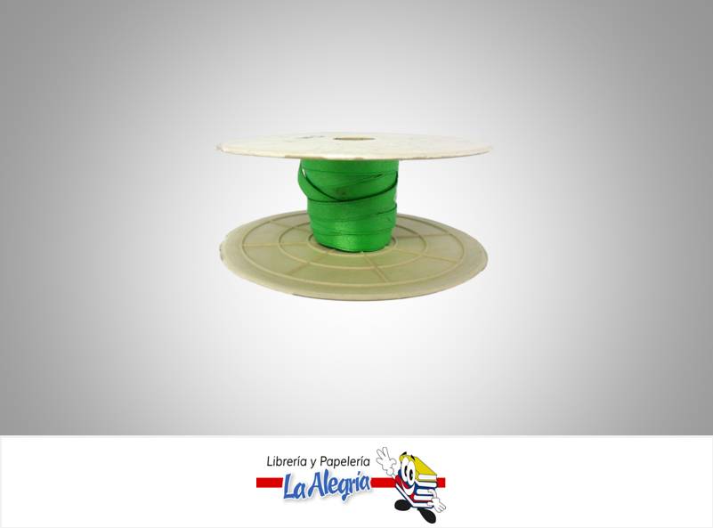 CINTA RASO 07MM VERDE CLARO X METRO MARCA S/M