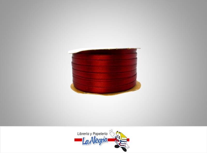 CINTA RASO 07MM VINOTINTO X METRO MARCA S/M