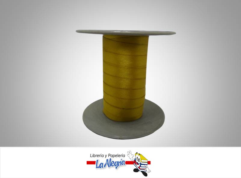 CINTA RASO 09MM DORADO XMETRO MARCA S/M   