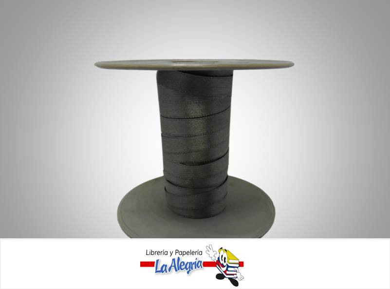 CINTA RASO 09MM GRIS PLOMO XMETRO MARCA S/M   
