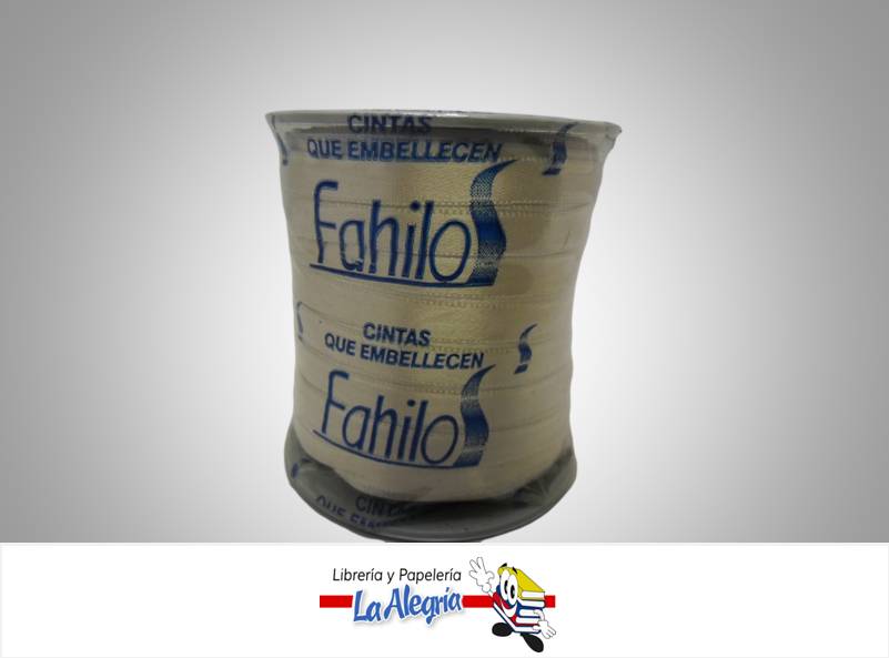 CINTA RASO 09MM MARFIL XMETRO MARCA S/M   