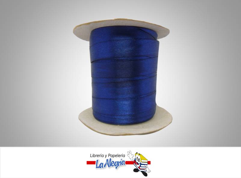 CINTA RASO 12MM AZUL OSCURO XMETRO MARCA S/M   