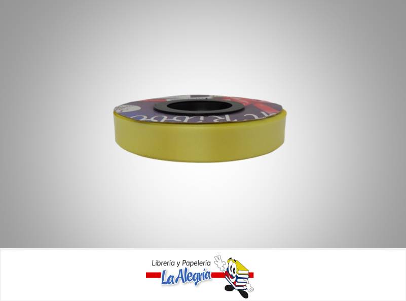 CINTA DE REGALO 15MM AMARILLO CLARO XMT MARCA GIFT RIBBON   