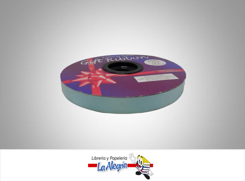 CINTA DE REGALO 15MM AZUL CIELO X METRO MARCA GIFT RIBBON