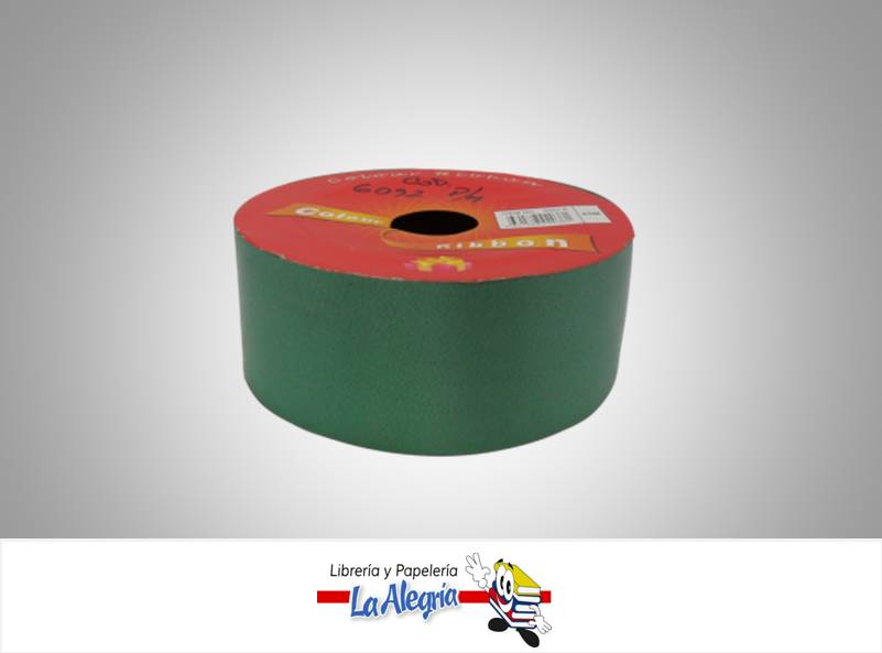 CINTA DE REGALO 50MM VERDE XMETRO MARCA COLOUR RIBBON   