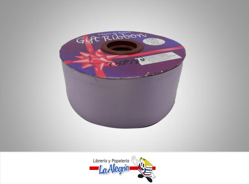 CINTA DE REGALO 60MM LILA XMETRO MARCA GIFT RIBBON   