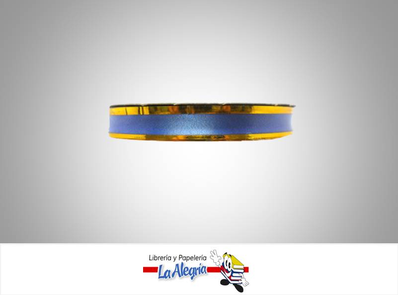 CINTA REGALO B/D 10MM AZUL INTENSO XMETR MARCA S/M   
