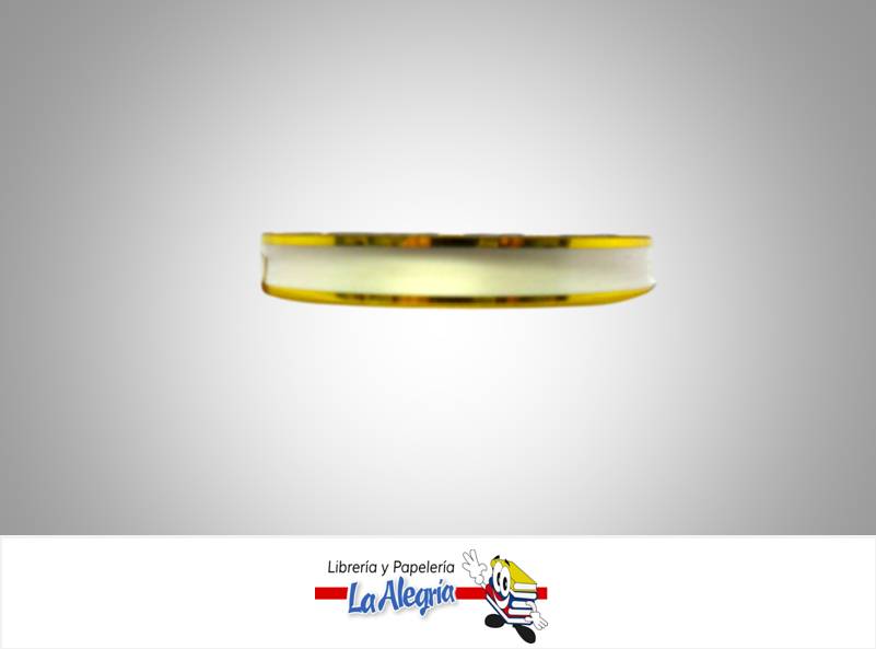 CINTA REGALO B/D 10MM BLANCO XMETRO MARCA S/M   