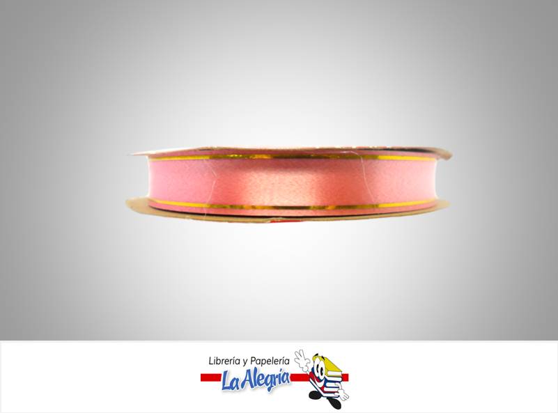 CINTA REGALO B/D 13MM ROSADO X METRO MARCA S/M