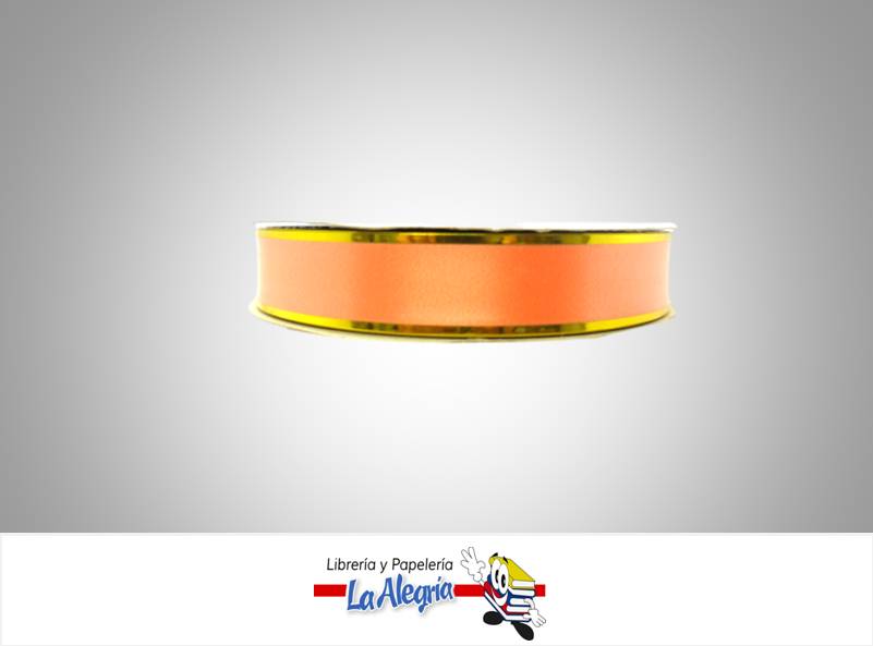 CINTA REGALO B/D 13MM SALMON X METRO MARCA S/M