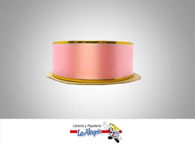 CINTA REGALO B/D 32MM ROSADO CLARO XMETR MARCA S/M   