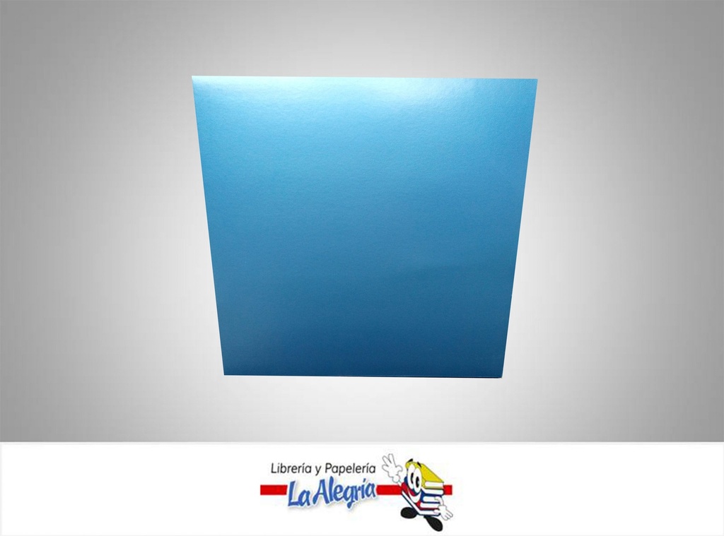 CAJA DE REGALO 22,5X21X2 CM AZUL UND MARCA S/M   