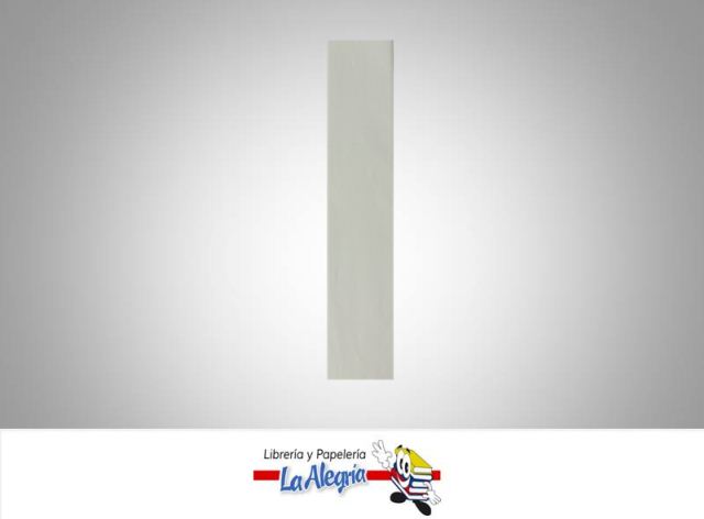 PAPEL CREPE 50X200CM BLANCO UND MARCA S/M   