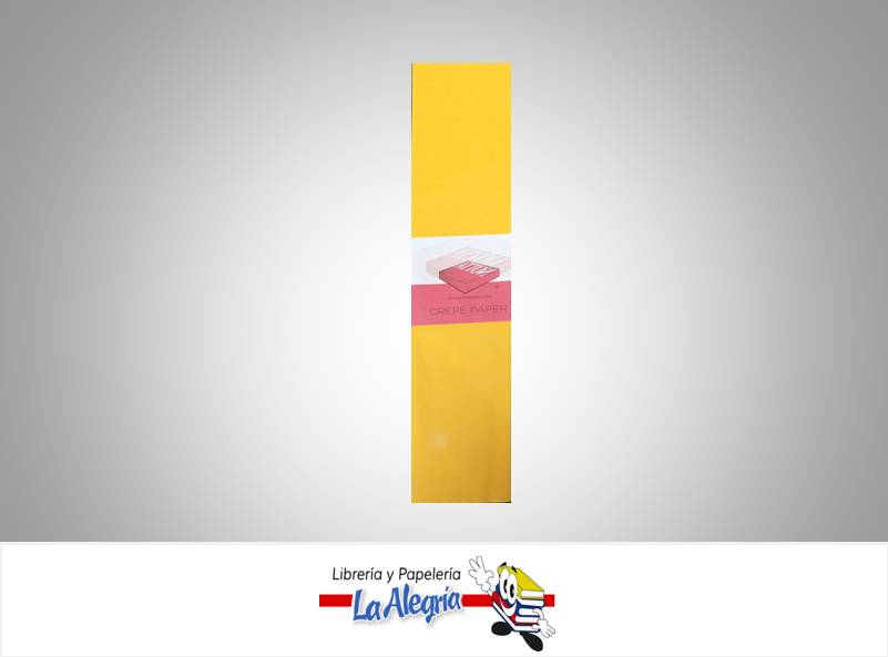 PAPEL CREP/ 50X200CM AMARILLO MAIZ UND MARCA S/M   