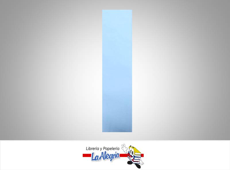 PAPEL CREPE 50X200CM AZUL PASTEL UND MARCA S/M