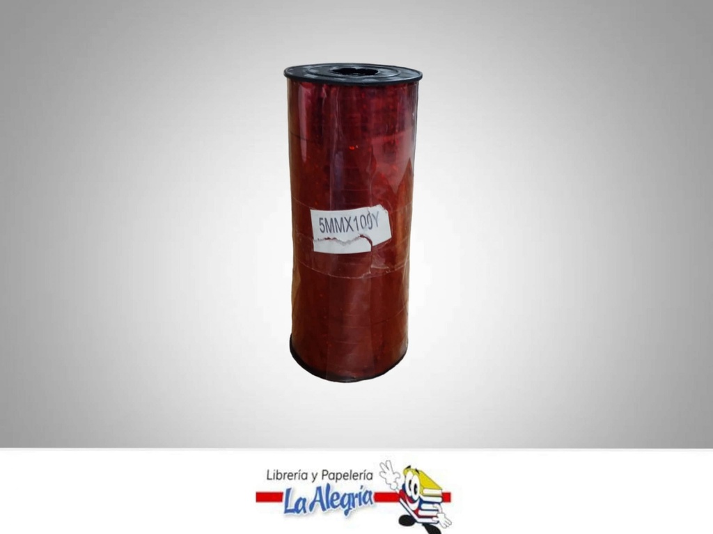 CINTA DE REGALO LASER ROJA 5MM X METRO MARCA MURANO   