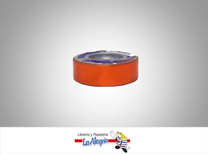 CINTA REFLEX METAL 19MM NARANJA XMETRO MARCA BOLIS   