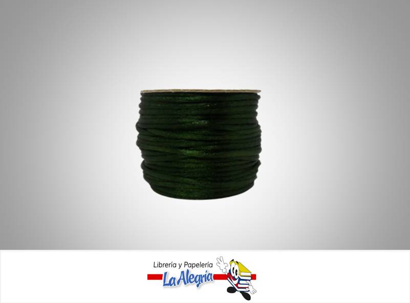 CINTA RABO DE RATON 03MM VERDE GRAMA XMT MARCA S/M   