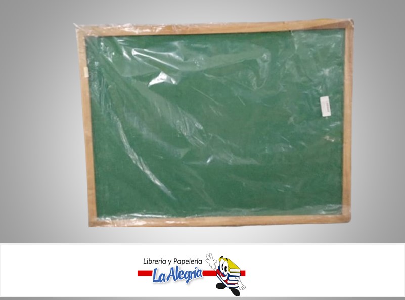 CARTELERA DE TELA MARCO MADERA 60X80CM MARCA S/M