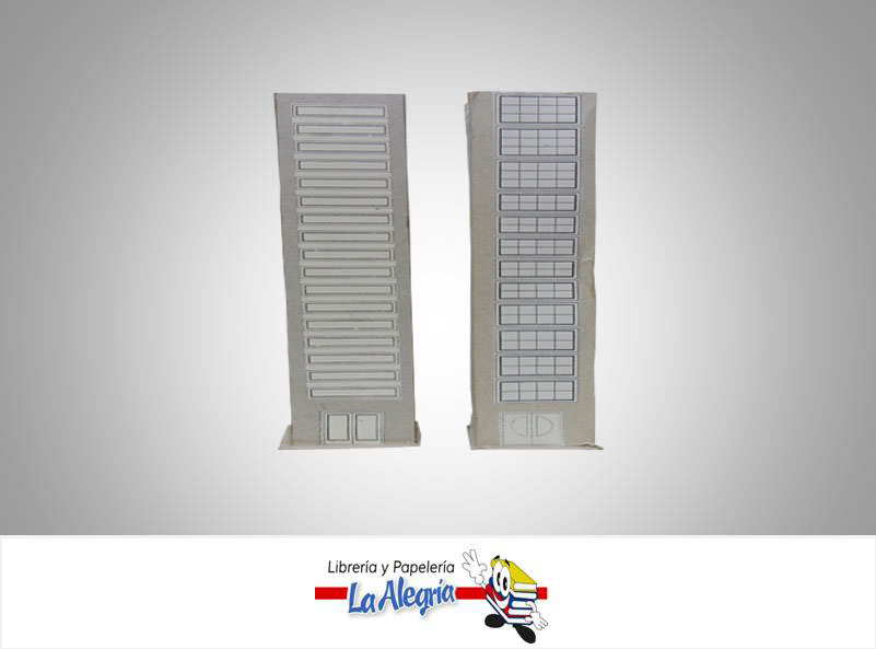 EDIFICIO P/MAQUETA 12 PISOS ESC 1:125 UN MARCA S/M   