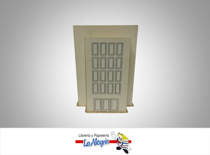 EDIFICIO P/MAQUETA 4 PISOS ESC 1:125 UND MARCA S/M   
