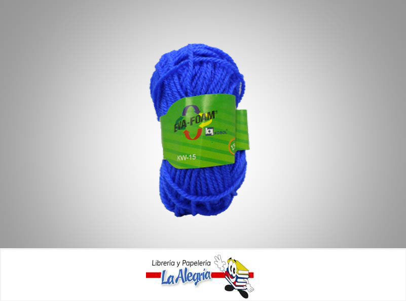 ESTAMBRE ESCOLAR 15GR AZUL REY UND MARCA EVA FOAM   