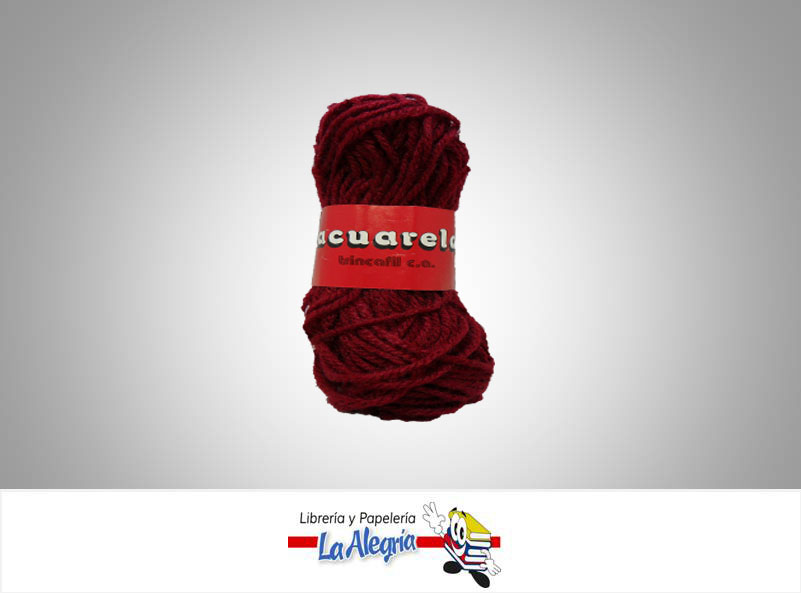 ESTAMBRE ESCOLAR VINOTINTO 12GR UND MARCA ACUARELA   