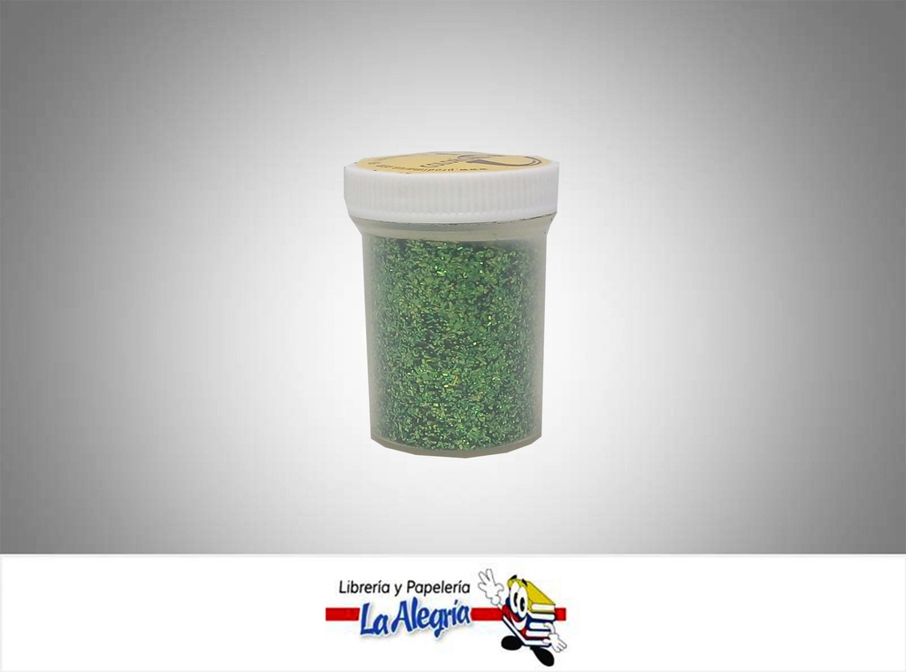 ESCARCHA FRASCO 12G VERDE GRAMA UND MARCA S/M   