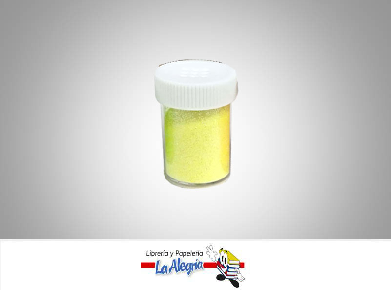 ESCARCHA NEON 10GR AMARILLO UND MARCA S/M   