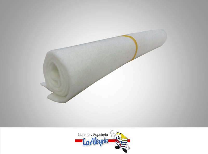 FIELTRO 1/4M BLANCO UND MARCA S/M   