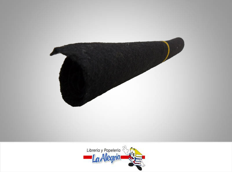 FIELTRO 1/4M NEGRO UND MARCA S/M   