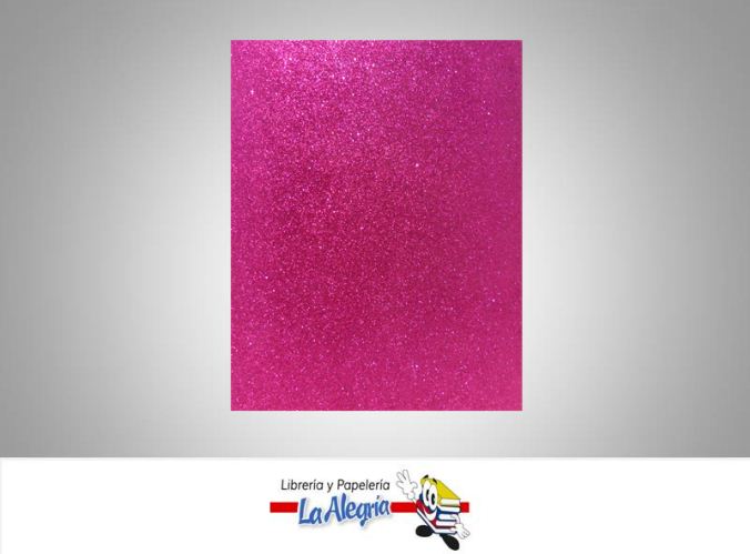 FOAMI ESCARCHADO CARTA FUCSIA UND MARCA S/M   