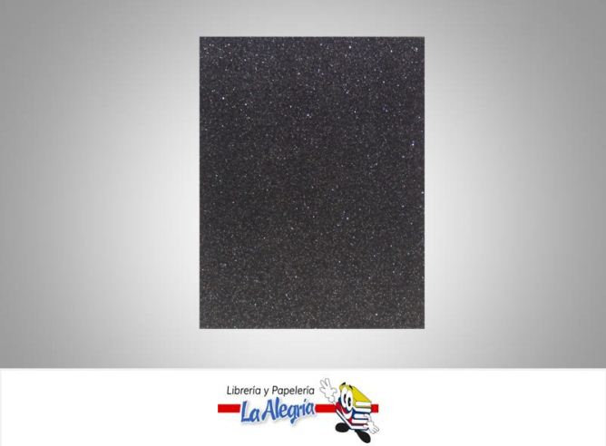 FOAMI ESCARCHADO CARTA NEGRO UND MARCA S/M   