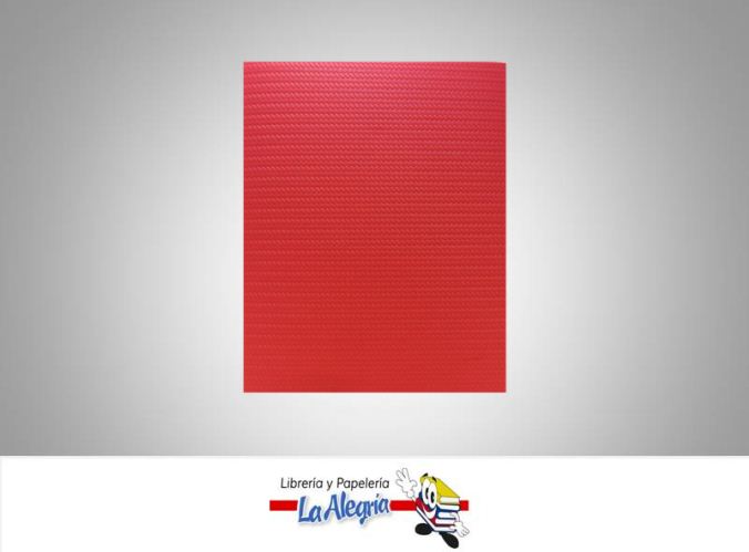 FOAMI TEX TRENZADO CARTA ROJO UND MARCA S/M   