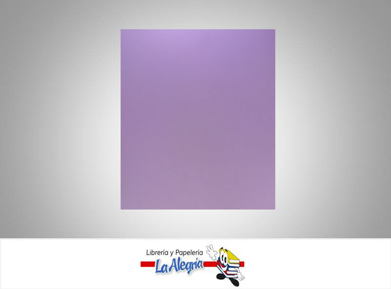 FOAMI UNICOLOR DOBLE CARTA MORADO CLARO UND MARCA S/M
