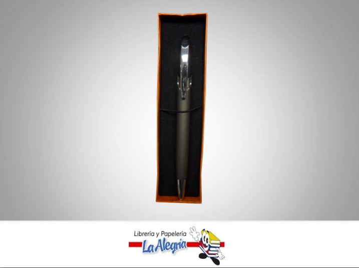 BOLIGRAFO RETRACTIL GOMA UNISEX UND    