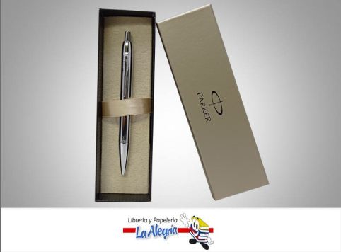 BOLIGRAFO EJECUTIVO RETRACTIL MODELO IM SHINNY CROME MARCA PARKER
