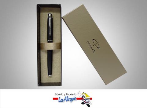 BOLIGRAFO EJECUTIVO CON TAPA MODELO IM PREM NEGRO MARCA PARKER
