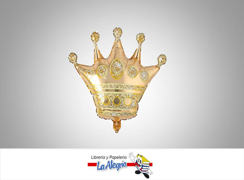 GLOBO FOIL 24'' CORONA DORADO UND    