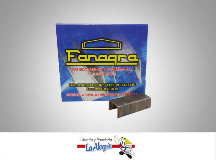 GRAPA LISA 23/9 1000 UND MARCA FANAGRA   