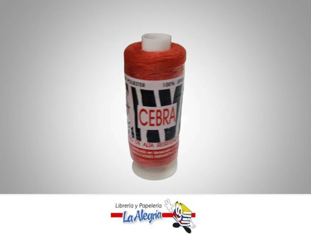 HILO PARA COSER 400 YAD ROJO UND MARCA CEBRA   