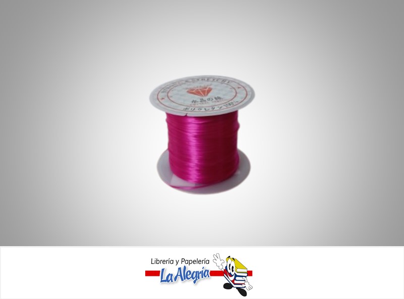 HILO NYLON ELASTICO FUCSIA X METRO  MARCA S/M