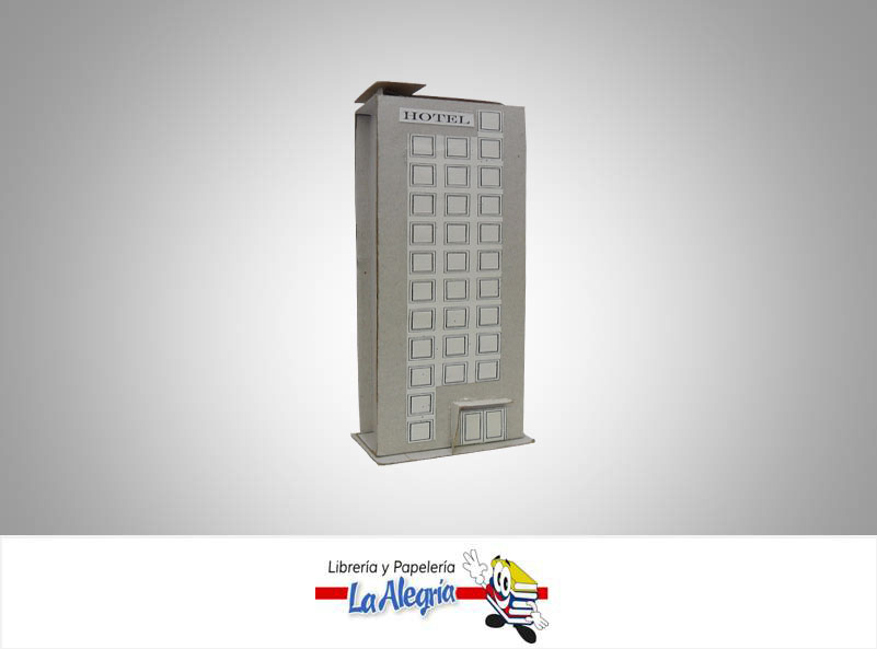 HOTEL P/MAQUETA 12 PISOS ESC 1:100 UND MARCA S/M   