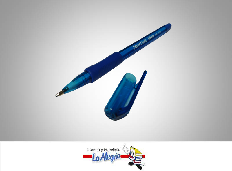 BOLIGRAFO INKJOY 300 1.0MM CON TAPA AZUL UND MARCA PAPER MATE