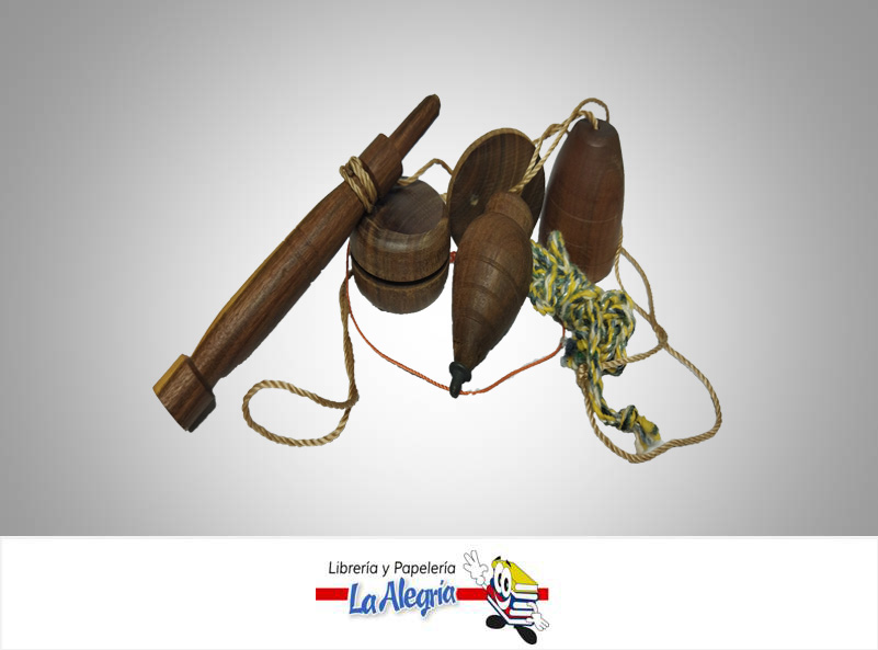SET JUEGO TRADICIONAL DE VENEZUELA 4UND MARCA S/M   